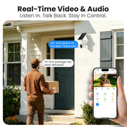 GalaYou Solar Camera Outdoor package contents view | Smaronics