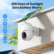 GalaYou Solar Camera Outdoor rear design | Smaronics