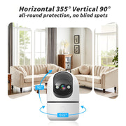 GBIUT Indoor Camera 5G&2.4G WiFi clip and build detail | Smaronics