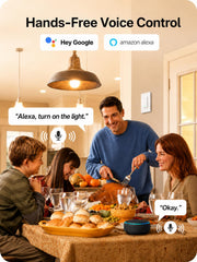 ghome smart switches for lights 4 pack feature close up view | Smaroni