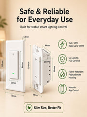 GHome Smart Switches for Lights, 4 Pack real usage | Smaronics