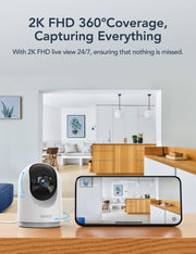 GNCC 2K Indoor Security Camera side profile | Smaronics