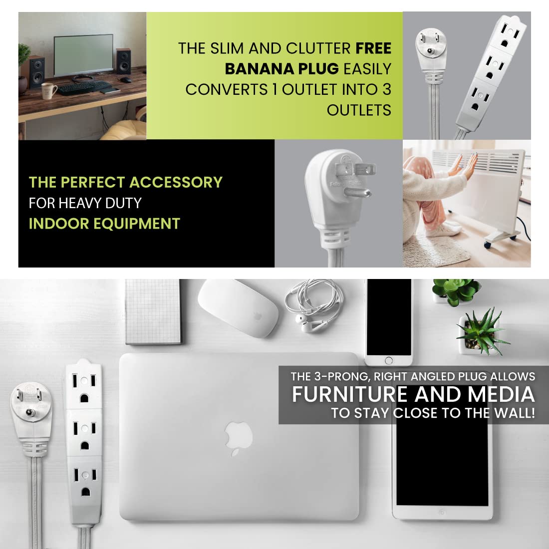 gogreen power 15ft extension cord real usage product view | Smaronics
