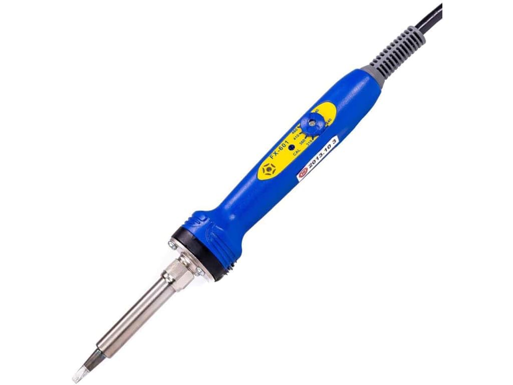 hakko fx601 02 adjustable temperature controlled soldering iron front