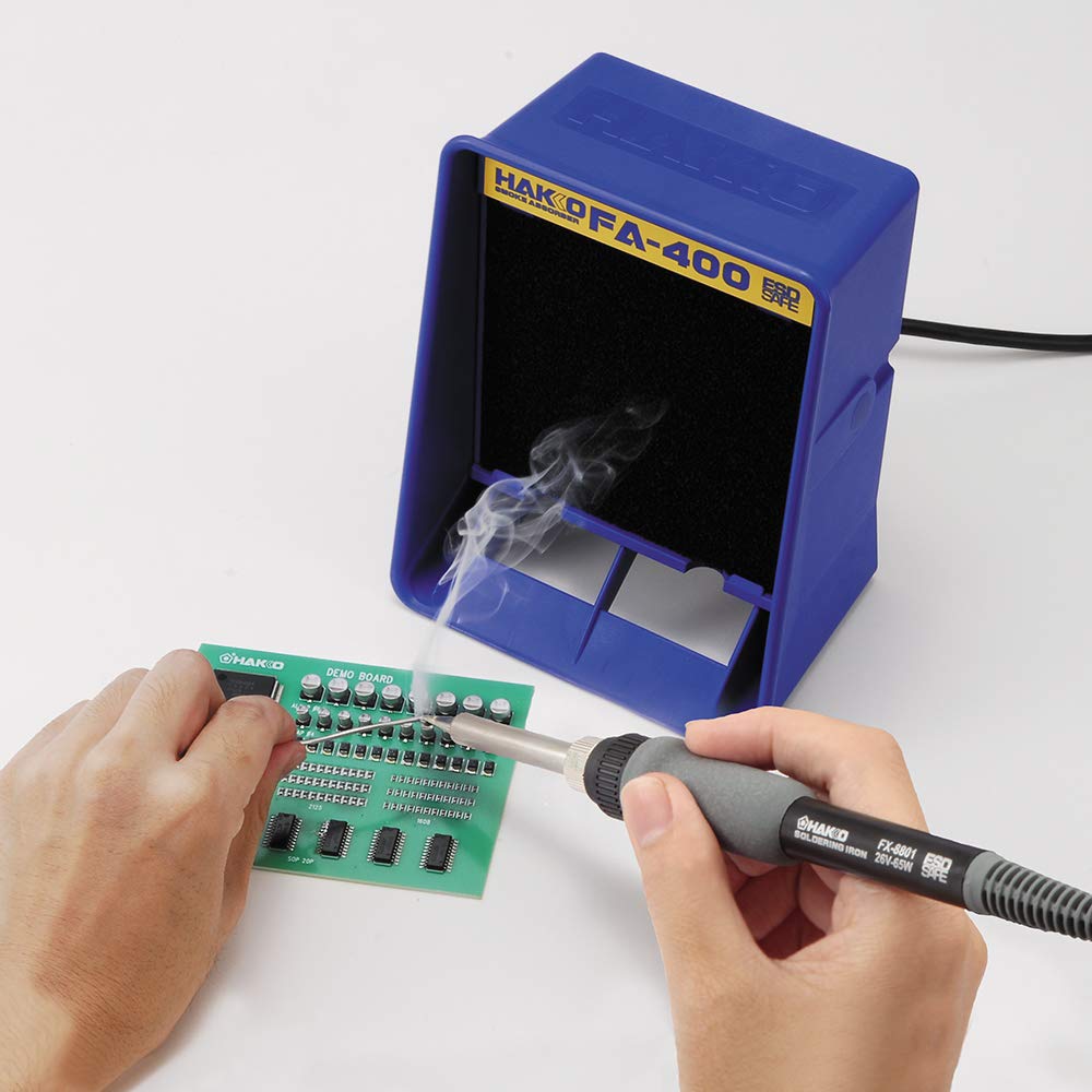 hakko fx8801 01 soldering iron clip and build detail | Smaronics