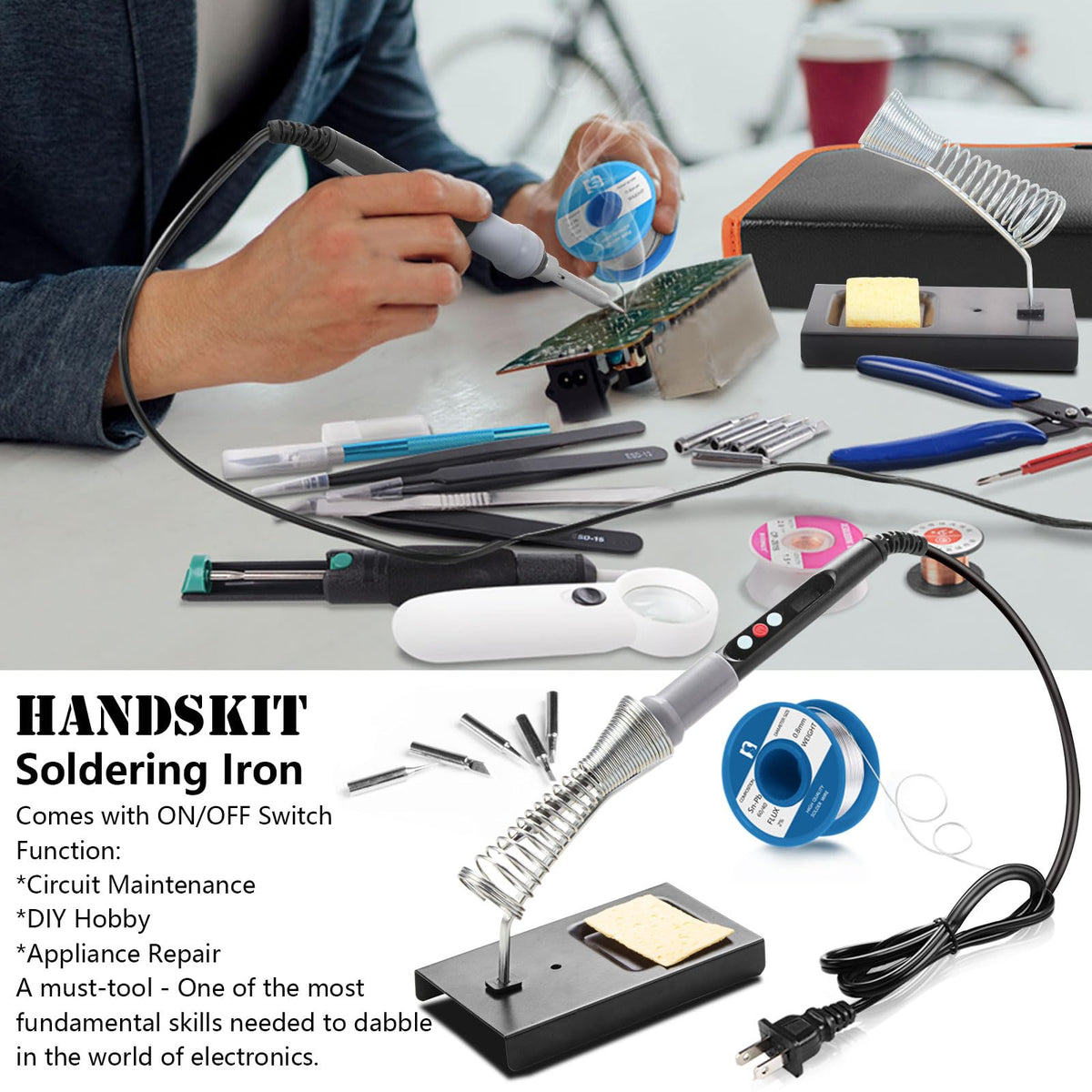 HANDSKIT 90W Soldering Iron Kit image 3