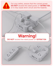 HANYCONY Surge Protector Power Strip image 8