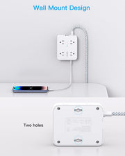 HANYCONY Surge Protector Power Strip package contents view | Smaronics