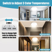 Hard-Wired Motion Sensor Ceiling Lights rear design | Smaronics
