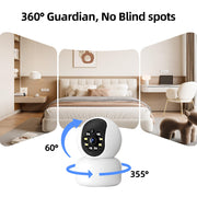 Hawkray 360° 2K 3MP Security Camera side profile | Smaronics
