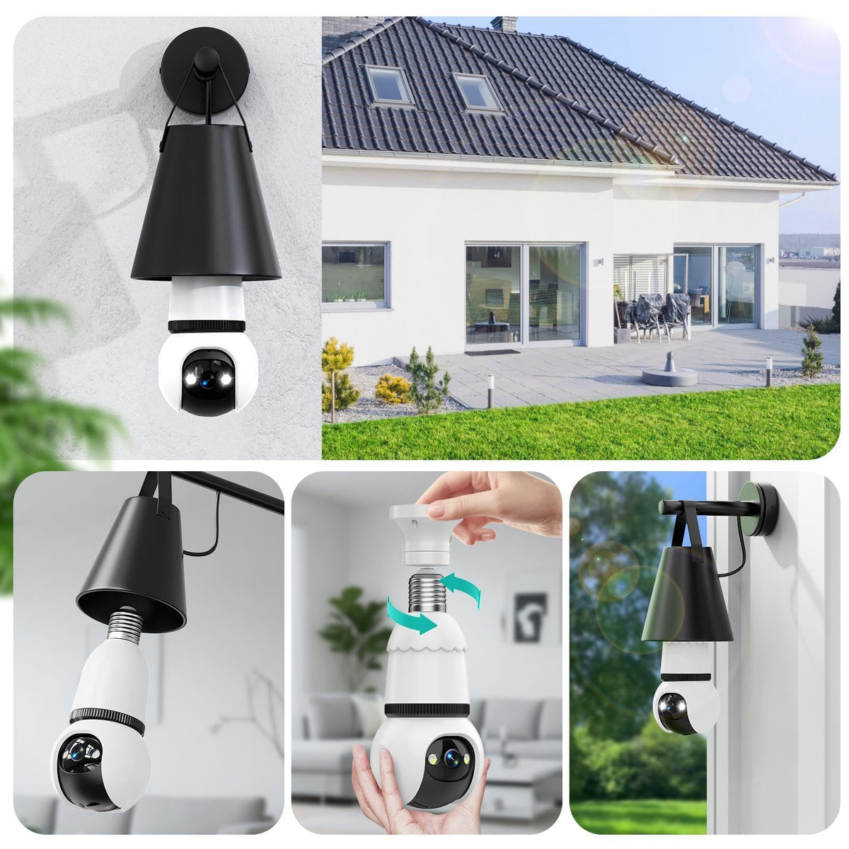 Hawkray Light Bulb Security Camera real usage | Smaronics