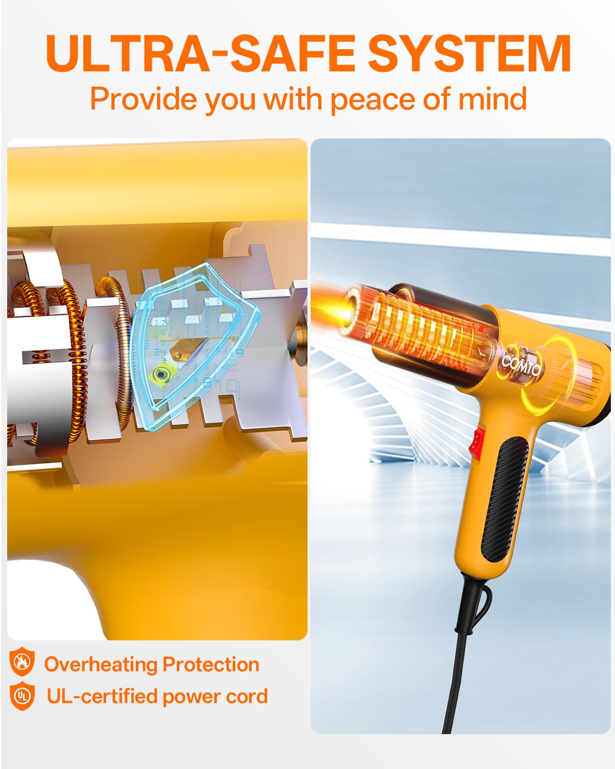 heat gun 1600w hot air gun clip and build detail | Smaronics