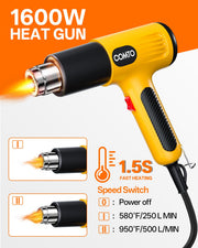 heat gun 1600w hot air gun feature close up view | Smaronics