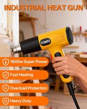 heat gun 1600w hot air gun rear design product view | Smaronics
