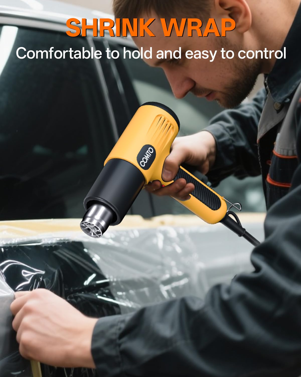 Heat Gun, 1600W Hot Air Gun with 2 Heat Settings image 7
