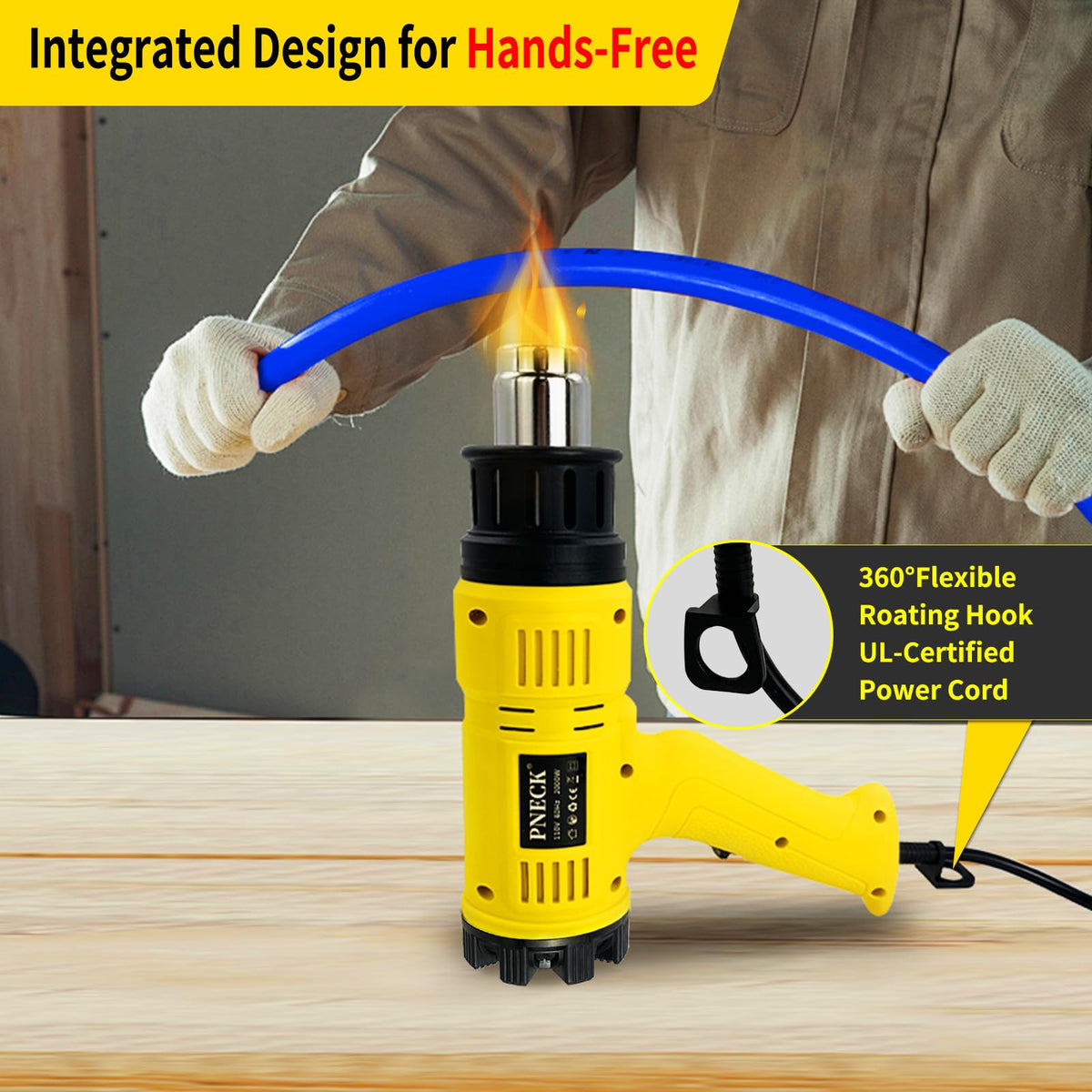 heat gun 2000w variable temperature clip and build detail | Smaronics