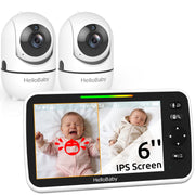 HelloBaby HB6550 2 Cameras Baby Monitor image 9