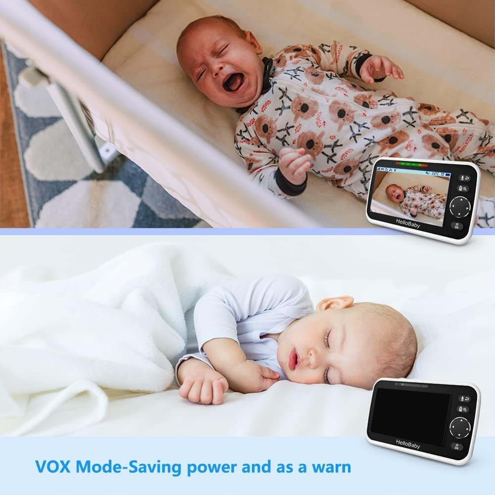 HelloBaby HB6550 2 Cameras Baby Monitor real usage | Smaronics