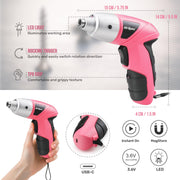 hi spec small electric screwdriver mini drill set side profile product