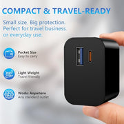 hidden camera charger 1080p nanny cam package contents view | Smaronic
