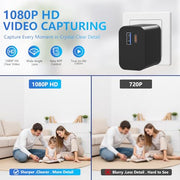 Hidden Camera Charger 1080P Nanny Cam side profile | Smaronics