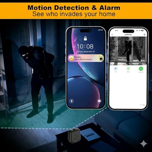 hidden camera clock wifi full hd 2k indoor spy security camera side pr