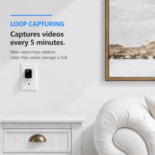 Hidden Camera USB Charger for Home Security side profile | Smaronics