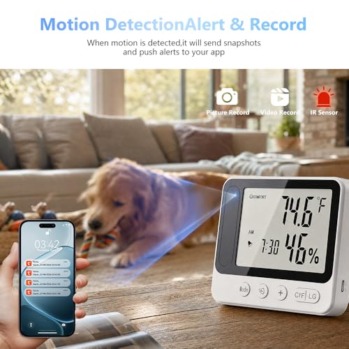 hidden wifi wireless security mini camera clip and build detail | Smar