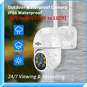 Hiseeu 3MP 360° Pan Tilt Camera front angle | Smaronics