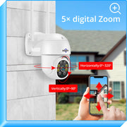 Hiseeu 3MP 360° Pan Tilt Camera rear design | Smaronics