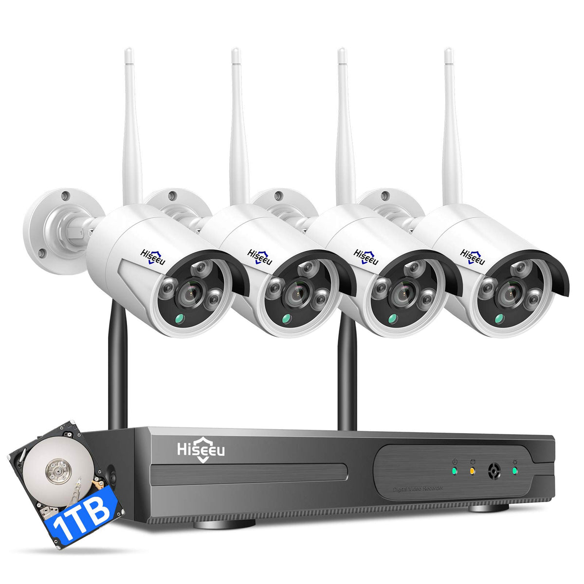 Hiseeu 5MP Home Security Camera System image 10