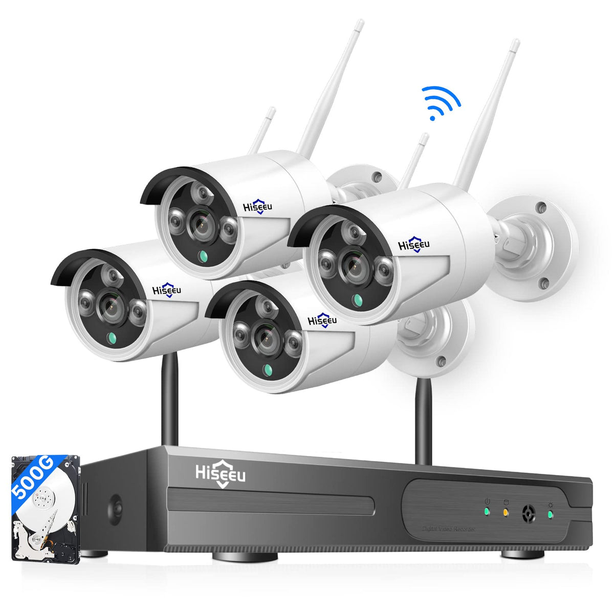 Hiseeu 5MP Home Security Camera System image 9