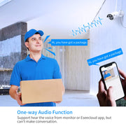 hiseeu 5mp home security camera system feature close up view | Smaroni
