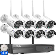 Hiseeu 5MP Home Security Camera System front angle | Smaronics