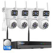 hiseeu outdoor security cameras front angle product view | Smaronics