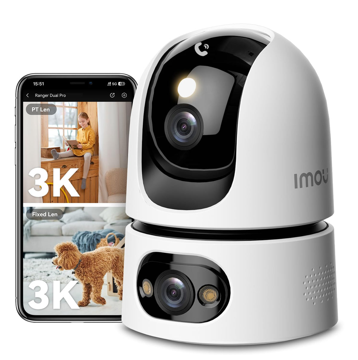 imou indoor camera 2 4ghz 5ghz wi fi 6 security camera front angle pro