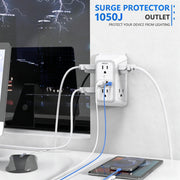 jcblaon outlet extender surge protector clip and build detail | Smaron