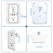 jcblaon outlet extender surge protector product detail close up | Smar