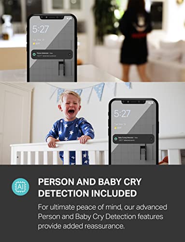 kasa 1080p indoor pan tilt wired security camera package contents view