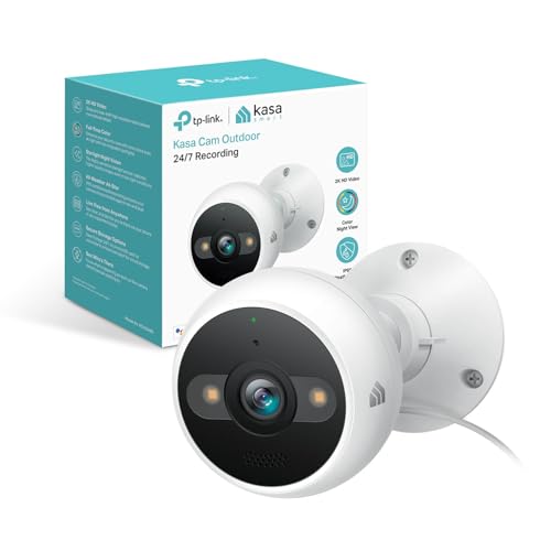 Kasa 2K+ Outdoor Wired Security Camera front angle | Smaronics