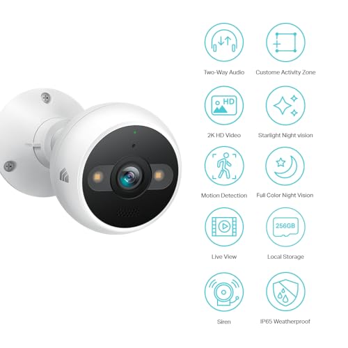 Kasa 2K+ Outdoor Wired Security Camera rear design | Smaronics