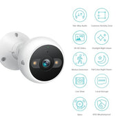 Kasa 2K+ Outdoor Wired Security Camera rear design | Smaronics