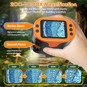 Kids Digital Microscope STEM Toy side profile | Smaronics