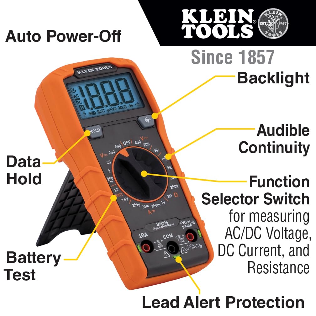 Klein Tools MM325 Multimeter image 3
