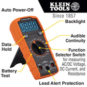 Klein Tools MM325 Multimeter image 3