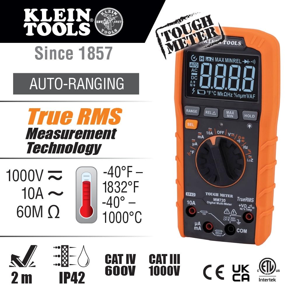 Klein Tools MM720 Digital Multimeter image 7