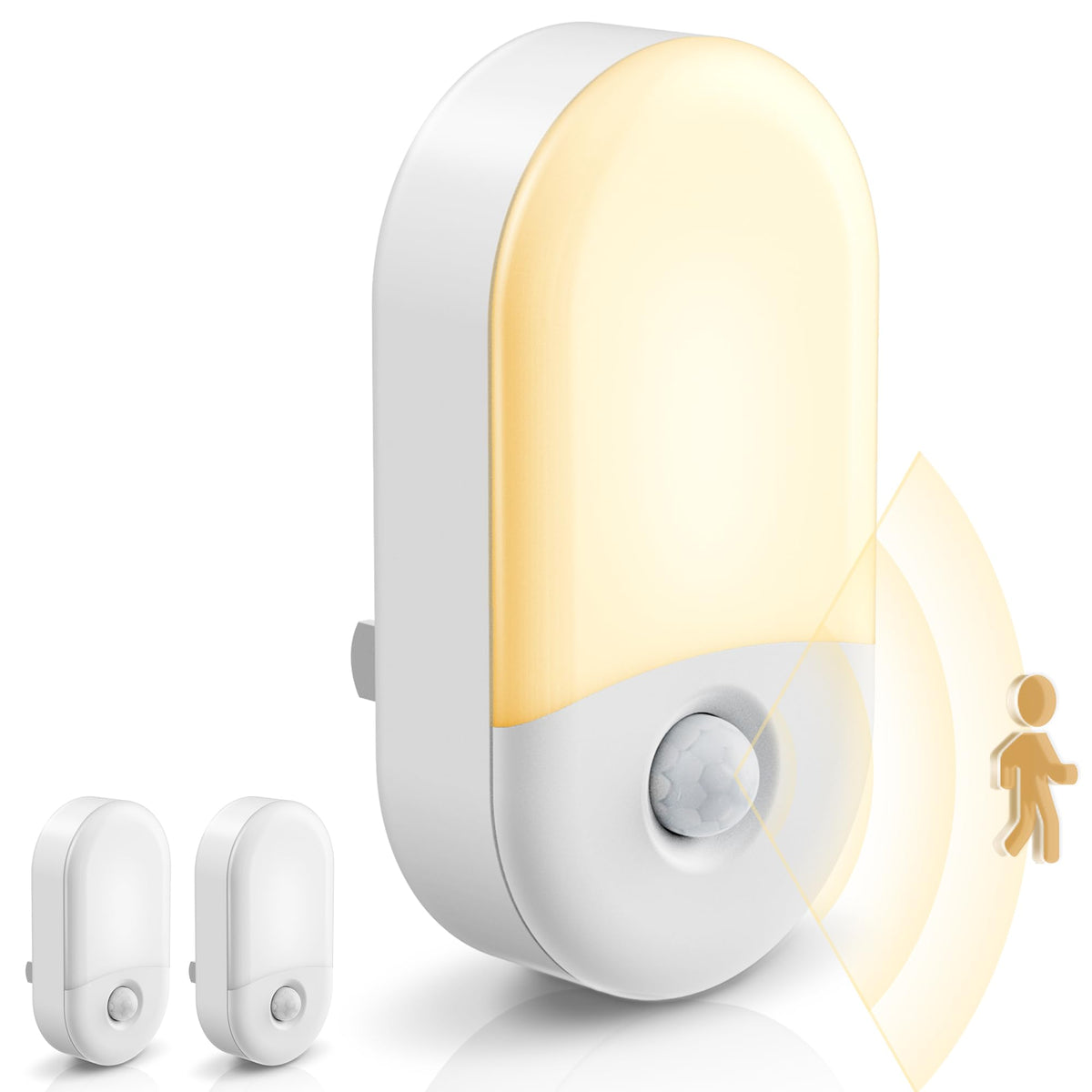 L LOHAS Motion Sensor Night Light front angle | Smaronics