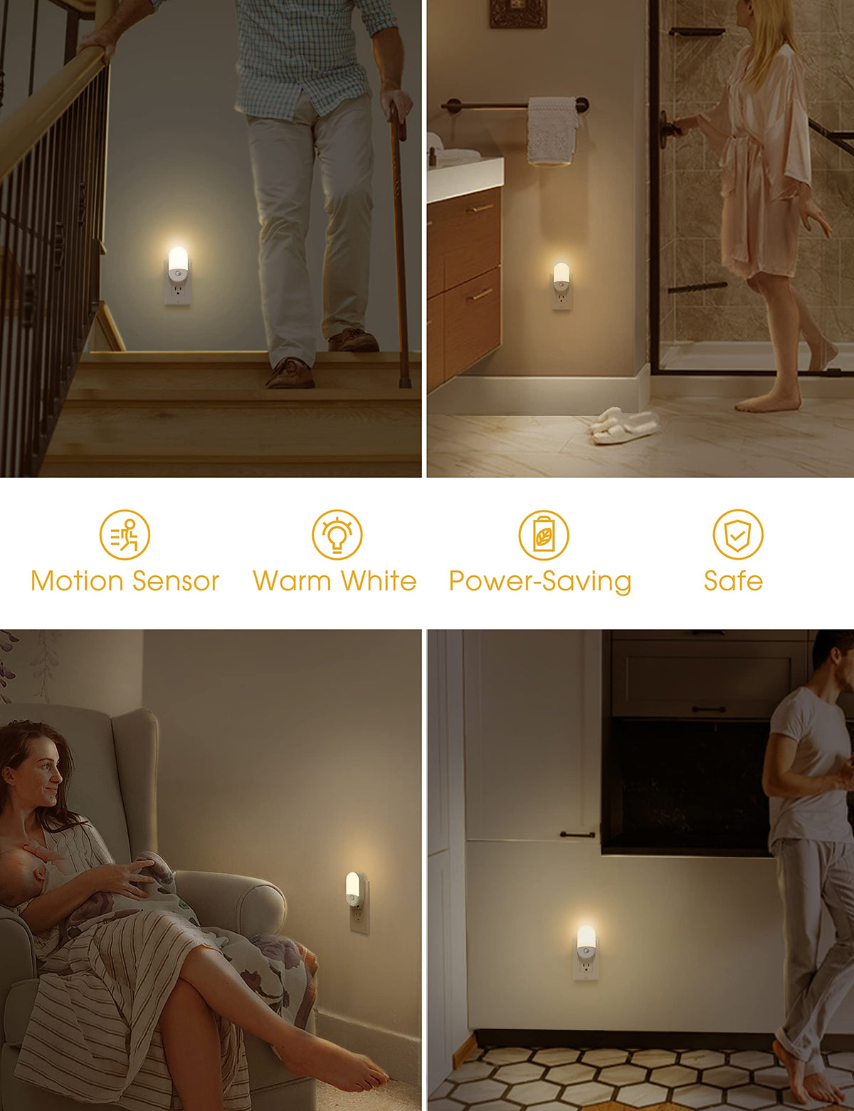L LOHAS Motion Sensor Night Light real usage | Smaronics