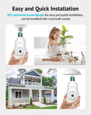 LaView 4MP Security Camera rear design | Smaronics