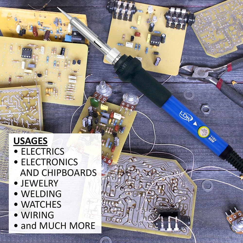 ldk soldering iron kit real usage product view | Smaronics